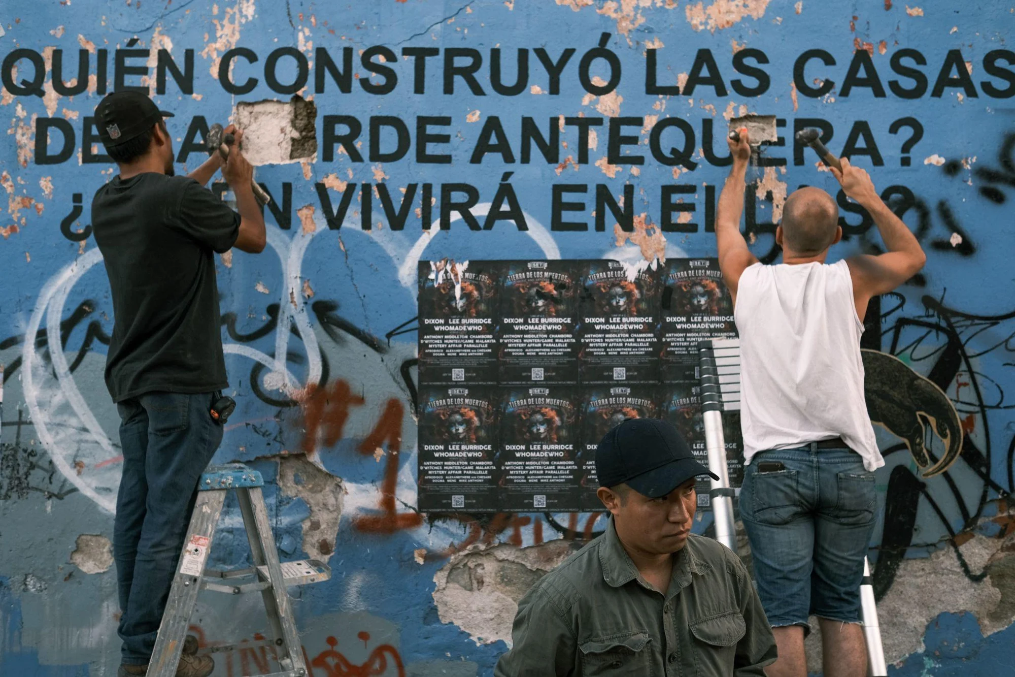 Obras suspendidas — vista del proyecto
